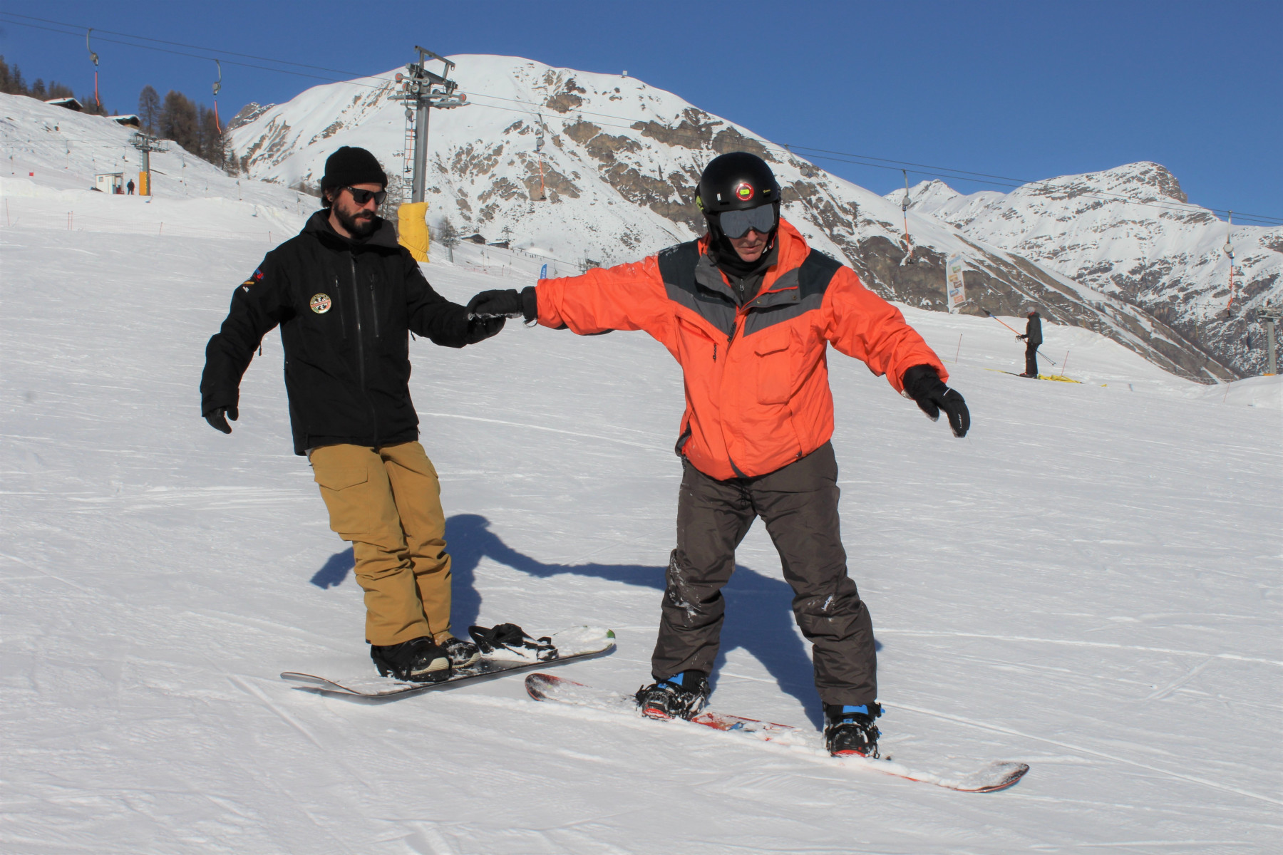 Lezione privata di snowboard a Livigno per tutti i livelli Freedome