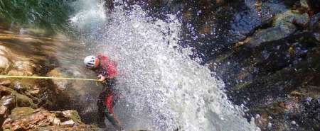Canyoning a Sorba Valsesia in Piemonte
