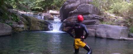 Canyoning nel torrente Dolo sull'Appennino Reggiano