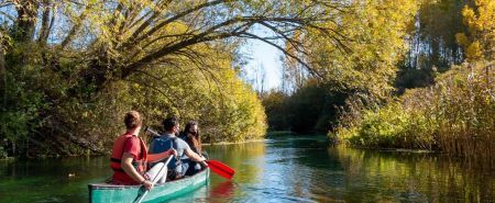 Escursione in canoa sul fiume Tirino