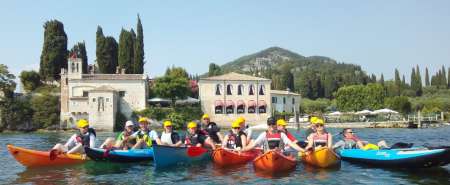Escursione in canoa a Punta San Vigilio sul Lago di Garda