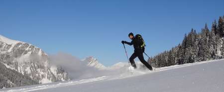 Escursione in ciaspole nella Val Ferret a Courmayeur
