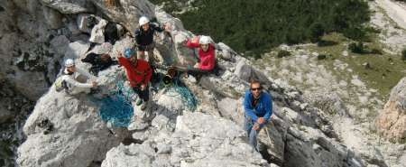 Giornata di avvicinamento all'arrampicata in Val di Fassa