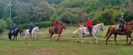 Lezione base di equitazione nel cuore della Maremma