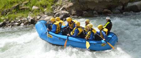 Rafting Rio Claro sul fiume Noce in Trentino